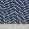 imageDII New Traditional 2Tone Chevron Stripe Throw 50x60 BlackNavy
