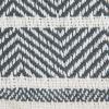 imageDII New Traditional 2Tone Chevron Stripe Throw 50x60 BlackStone