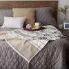 imageDII New Traditional 2Tone Chevron Stripe Throw 50x60 BlackStone