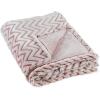 imageDII Plush Throw Collection Chevron Farmhouse Blanket 50x60 Barn RedSage