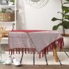 imageDII Striped Throw Collection Urban Cityscape BorderBarn Red