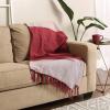 imageDII Striped Throw Collection Urban Cityscape BorderBarn Red