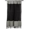 imageDII Striped Throw Collection Urban Cityscape BorderBlack