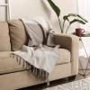 imageDII Striped Throw Collection Urban Cityscape BorderGray