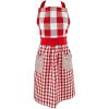 imageDII Kitchen Collection Gingham Check RedBlack ApronRed
