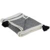 imageDII New Traditional 2Tone Chevron Stripe Throw 50x60 BlackBlack