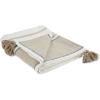 imageDII New Traditional 2Tone Chevron Stripe Throw 50x60 BlackStone