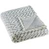 imageDII Plush Throw Collection Chevron Farmhouse Blanket 50x60 Barn RedSage