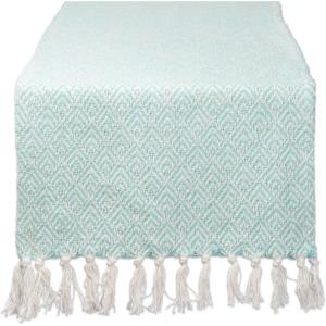 imageDII Braided Farmhouse Table Runner 15 x 72 inches 1Piece StoneAqua