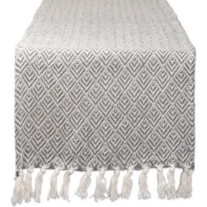 imageDII Braided Farmhouse Table Runner 15 x 72 inches 1Piece StoneGrey
