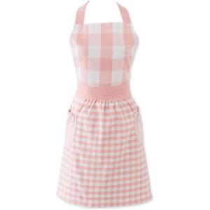 imageDII Kitchen Collection Gingham Check RedBlack ApronPink