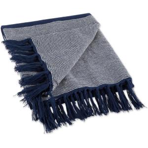 imageDII Striped Throw Collection Urban Cityscape BorderNavy