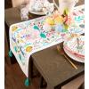 imageDII Easter Folk Collection Kitchen Tabletop Table Runner 14x72 Easter Folk72 x 14 Runner