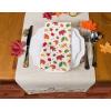 imageDII Fall Table Decorations Indoor Dcor Thanksgiving Table Runner 14x70 Embroidered Cut Work LeavesAutumn Wheat