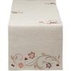 imageDII Fall Table Decorations Indoor Dcor Thanksgiving Table Runner 14x70 Embroidered Cut Work LeavesAutumn Wheat