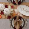 imageDII Fall Table Decorations Indoor Dcor Thanksgiving Table Runner 14x70 Embroidered Cut Work LeavesEmbroidered Cut Work Leaves