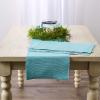 imageDII TwoToned Collection Tabletop Table Runner 13x72 BlackAqua