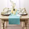 imageDII TwoToned Collection Tabletop Table Runner 13x72 BlackAqua