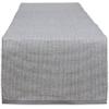 imageDII TwoToned Collection Tabletop Table Runner 13x72 BlackGrey