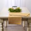 imageDII TwoToned Collection Tabletop Table Runner 13x72 BlackHoney Gold