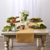 imageDII TwoToned Collection Tabletop Table Runner 13x72 BlackHoney Gold