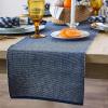 imageDII TwoToned Collection Tabletop Table Runner 13x72 BlackNavy