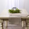 imageDII TwoToned Collection Tabletop Table Runner 13x72 BlackStone