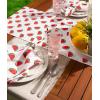imageDII Watermelon Outdoor Tabletop Collection Stain Resistant ampamp Waterproof Table Runner 14x7214 x 108