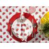 imageDII Watermelon Outdoor Tabletop Collection Stain Resistant ampamp Waterproof Table Runner 14x7260 in round wZipper