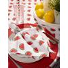 imageDII Watermelon Outdoor Tabletop Collection Stain Resistant ampamp Waterproof Table Runner 14x7260 in round wZipper