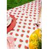 imageDII Watermelon Outdoor Tabletop Collection Stain Resistant ampamp Waterproof Table Runner 14x7260 x 120 in wZipper