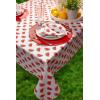 imageDII Watermelon Outdoor Tabletop Collection Stain Resistant ampamp Waterproof Table Runner 14x7260 x 84 in wZipper