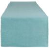 imageDII TwoToned Collection Tabletop Table Runner 13x72 BlackAqua