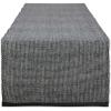 imageDII TwoToned Collection Tabletop Table Runner 13x72 BlackBlack