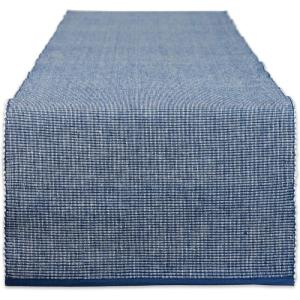 imageDII TwoToned Collection Tabletop Table Runner 13x72 BlackNavy