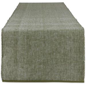 imageDII TwoToned Collection Tabletop Table Runner 13x72 BlackSage