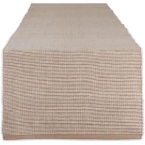 imageDII TwoToned Collection Tabletop Table Runner 13x72 BlackStone