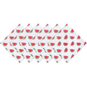 imageDII Watermelon Outdoor Tabletop Collection Stain Resistant ampamp Waterproof Table Runner 14x72Napkin Set