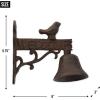 imageDII Cast Iron Collection Decorative Door Bell Bird Welcome Sign 6x3x575quot