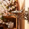 imageDII Cast Iron Collection Wall Mounted Birdfeeder Ornate 112x6x99Ornate  112x6x99