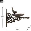 imageDII Cast Iron Collection Wall Mounted Birdfeeder Ornate 112x6x99Ornate  112x6x99