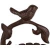 imageDII Cast Iron Collection Wall Mounted Birdfeeder Ornate 112x6x99Sunflower  7x7x83