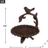 imageDII Cast Iron Collection Wall Mounted Birdfeeder Ornate 112x6x99Sunflower  7x7x83
