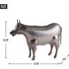 imageDII Galvanized Metal Collection Farm Animal Pig 16x5x95 IronCow  1725x45x1225