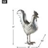 imageDII Galvanized Metal Collection Farm Animal Pig 16x5x95 IronRooster  13x45x17