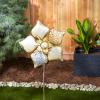 imageDII Iron Garden Stake Collection 3Dimensional Mixed Media Large Flower Large