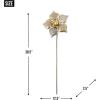 imageDII Iron Garden Stake Collection 3Dimensional Mixed Media Large Flower Large