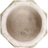 imageDII Planter Pot Collection DistressedWeathered Indoor ampamp Outdoor Cement for Plants or Flowers Small 39x394Large 625x625 Ancient Leaf 2 PieceAncient Leaf