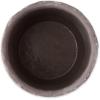 imageDII Planter Pot Collection DistressedWeathered Indoor ampamp Outdoor Cement for Plants or Flowers Small 39x394Large 625x625 Ancient Leaf 2 PieceBlack Scallop