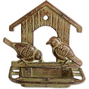 imageDII Cast Iron Collection Wall Mounted Birdfeeder Ornate 112x6x99Birds  85x44x85